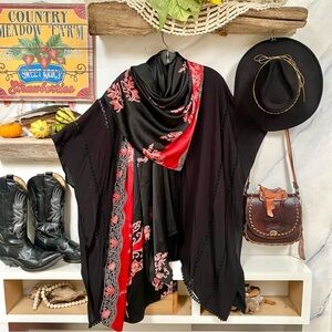 SILK boho scarf/body wrap w Gypsy southwestern vibe